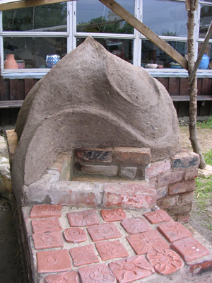 Bread oven at Wynstones - detail